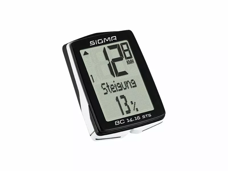 Sigma Compteur Sans Fil 14 Fonctions BC 14.16 STS 3 Sigma Compteur Sans Fil 14 Fonctions BC 14.16 STS
