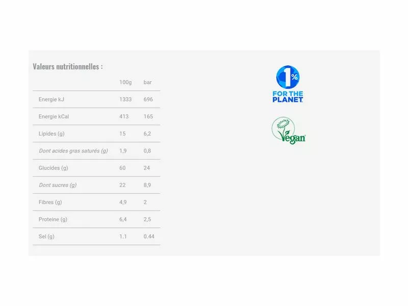 Mulebar Barre énergétique Tomate, Romarin 4 Mulebar Barre énergétique Tomate, Romarin – Image 2