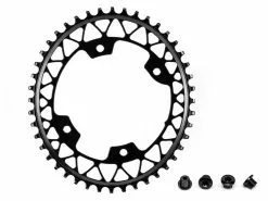 Absolute Black Plateau Gravel Oval Narrow Wide 110 Mm 4 Trous Noir 2022